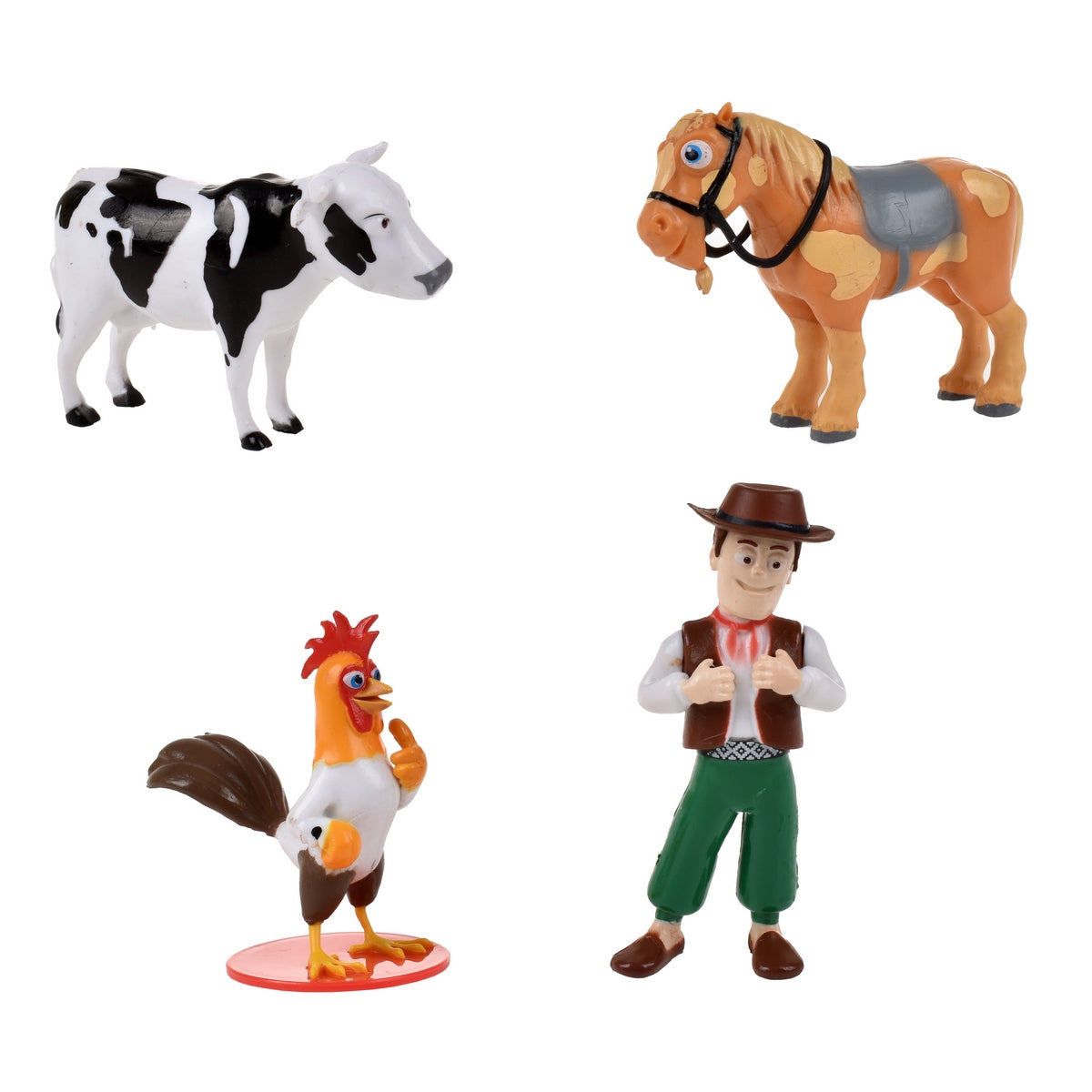 Set 4 Figuras 8 Cm La Granja De Zenon